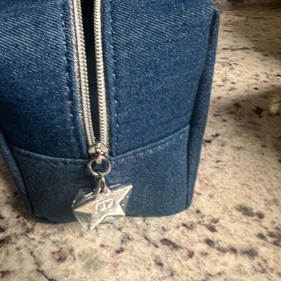 Demin Dior Makeup Bag with Mini Mascara and Lip Maximizer - Picture 5 of 7